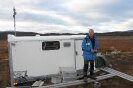 Excursion to mires research site. Presentation by Torben Christensen, Lund University (Photo: Magdalena Tomasik, Arctic Portal) 