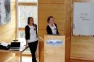 Leena-Kaisa Viitanen from Alfred Wegener Institute and Magdalena Tomasik from Arctic Portal presenting PAGE21 communication and outreach. (Photo: Hugues Lantuit, Alfred Wegener Institute) 