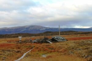 (Photo: Magdalena Tomasik) Permafrost research site, Abisko, northern Sweden 