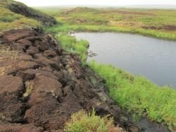 (Photo: Carolina & Richard) Lake wall and peat circles