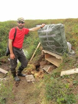 (Photo: Richard and Carolina) New fridge in permafrost